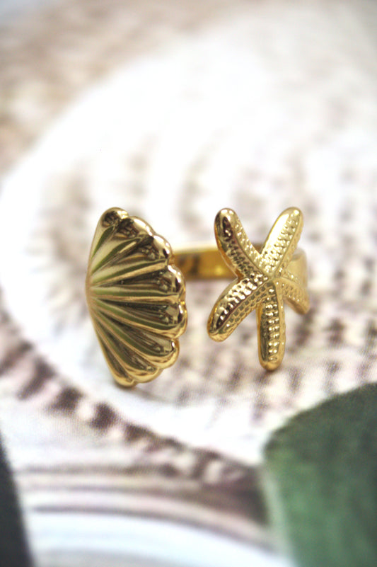 Coral Anti-Tarnish Ring