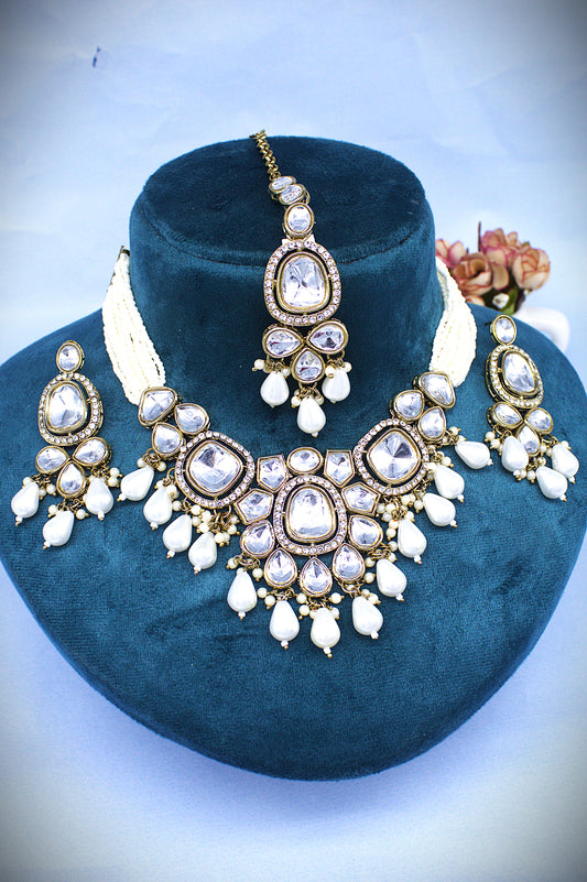 Jodha Polki Choker Set