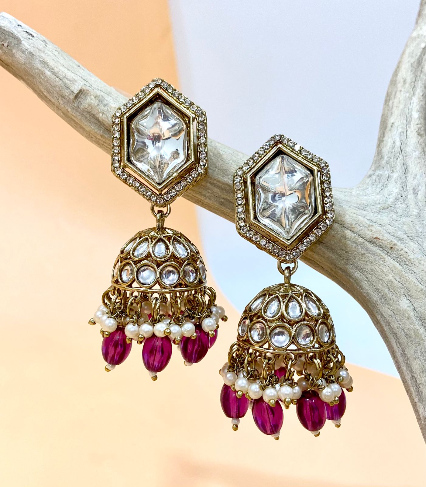 Rani Polki Earring