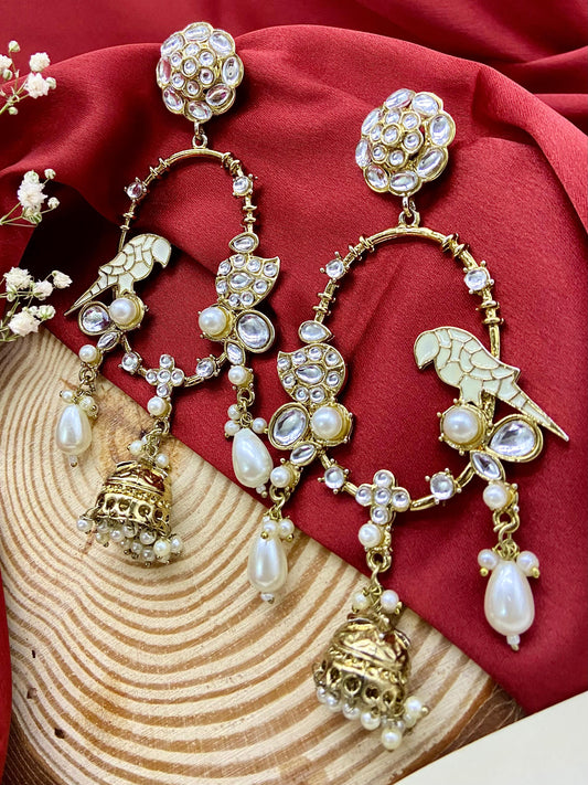 Mirza kundan Earring