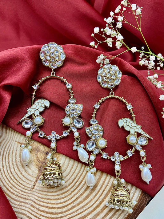 Mirza kundan Earring