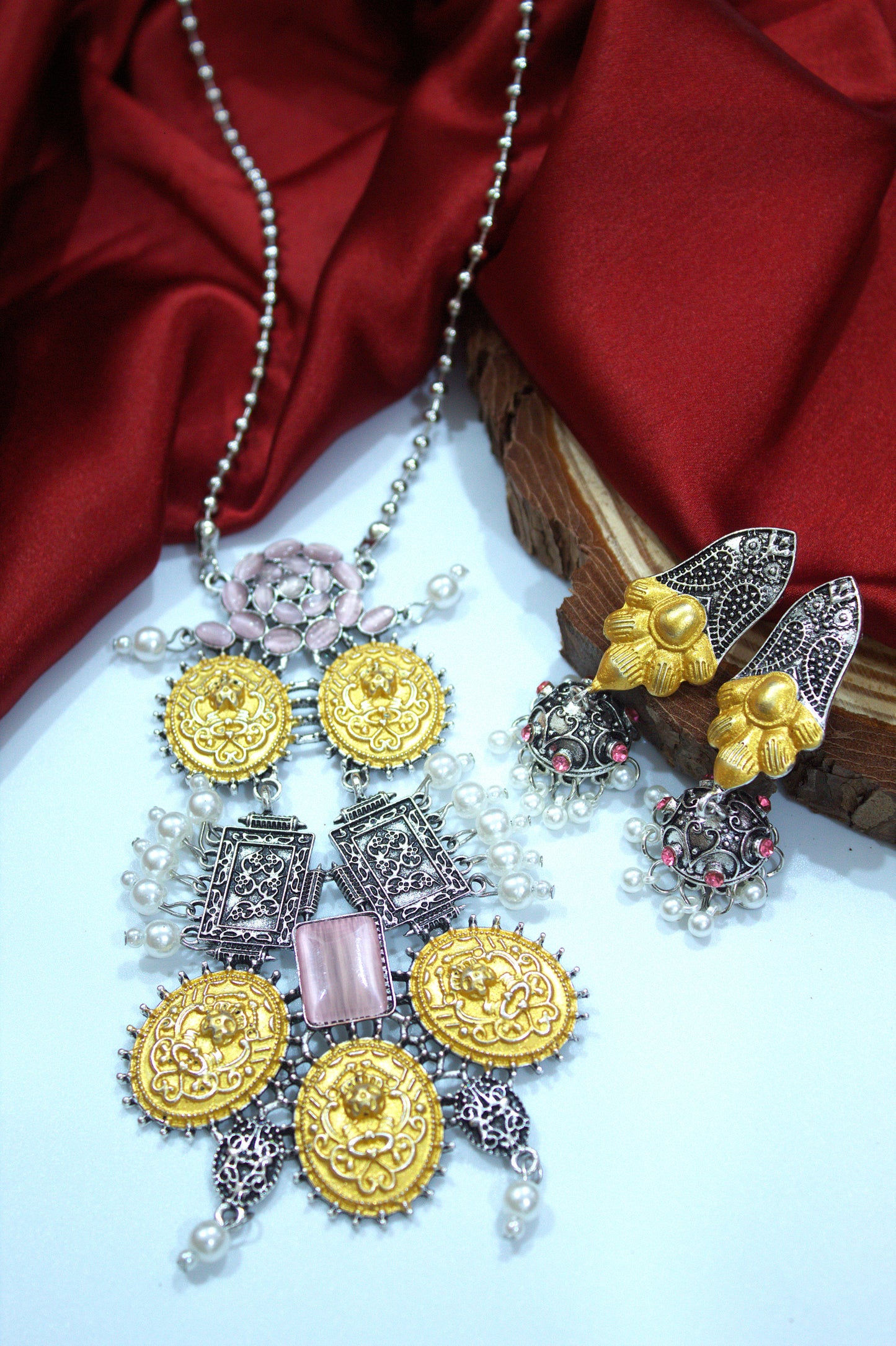 Padmamalini Stone  Necklace Set