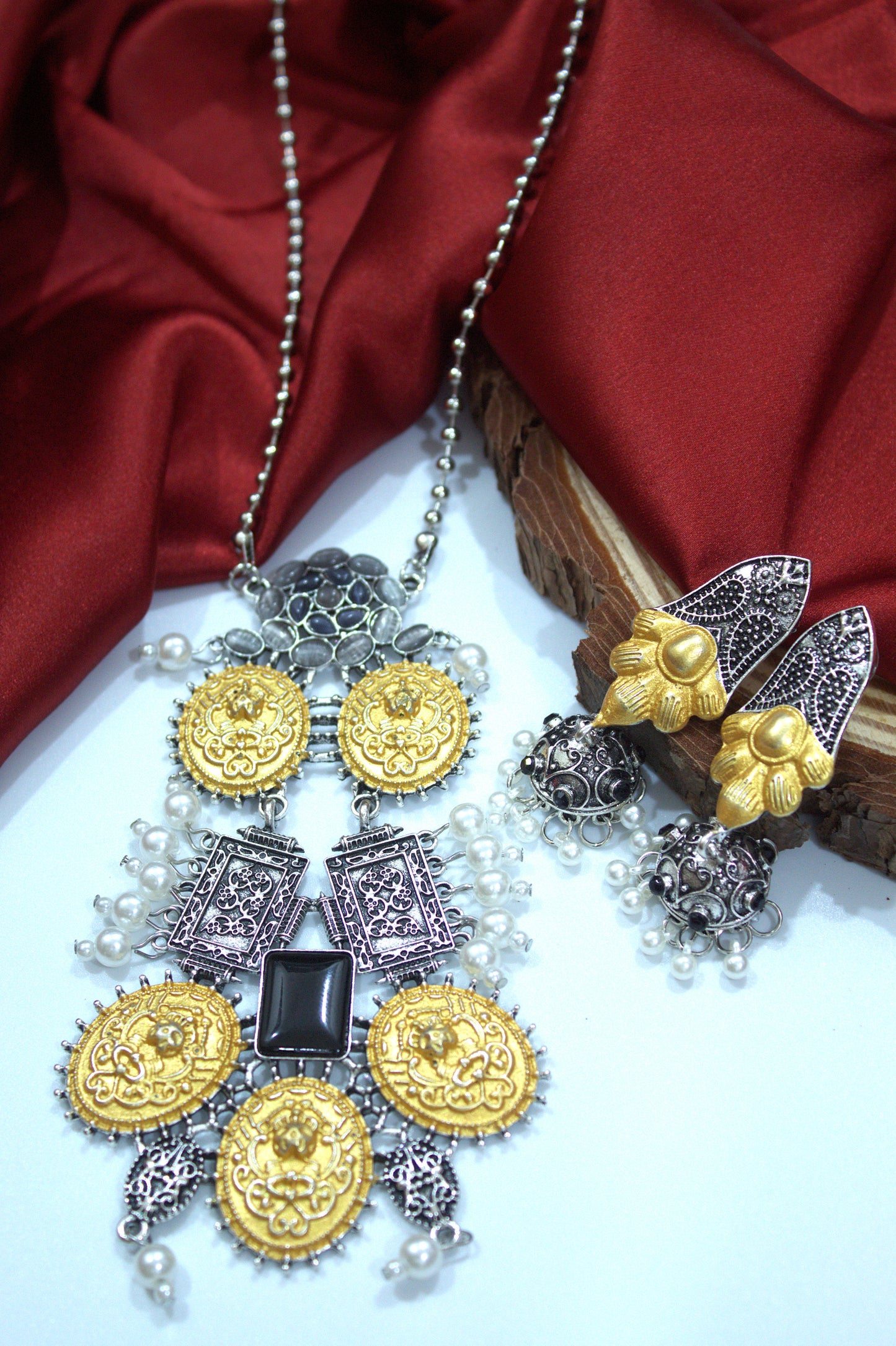 Padmamalini Stone  Necklace Set