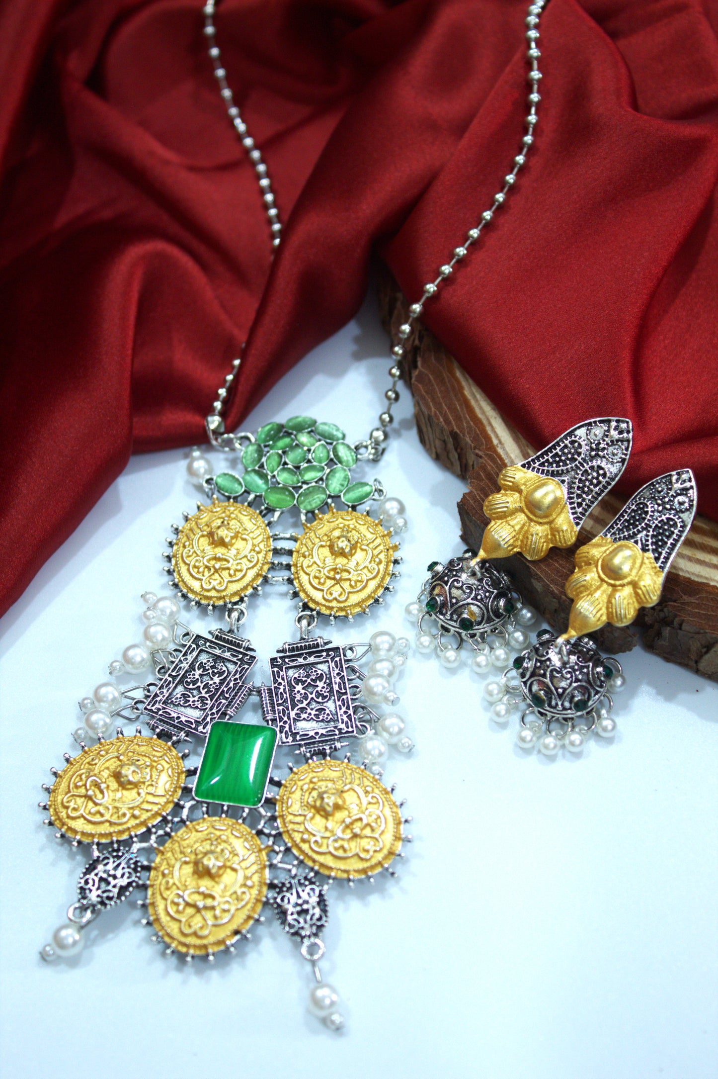 Padmamalini Stone  Necklace Set
