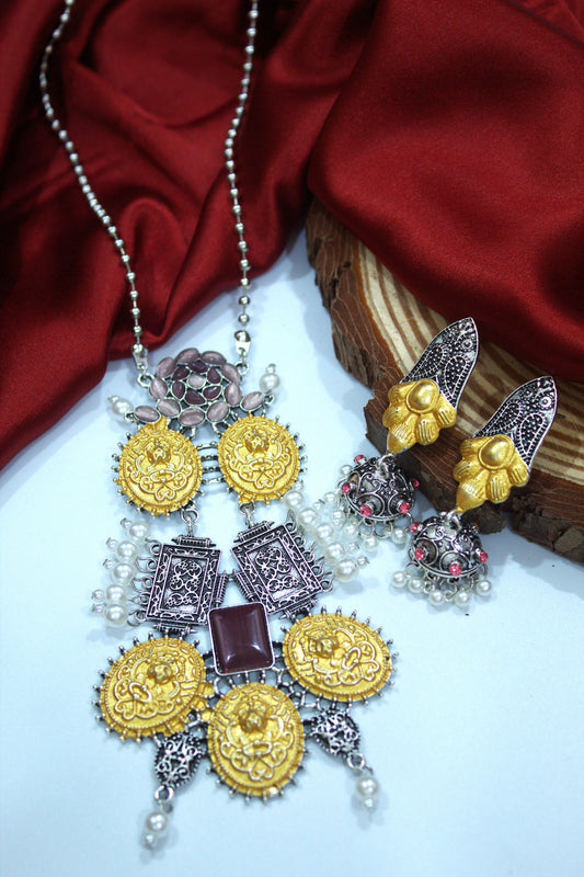 Padmamalini Stone  Necklace Set