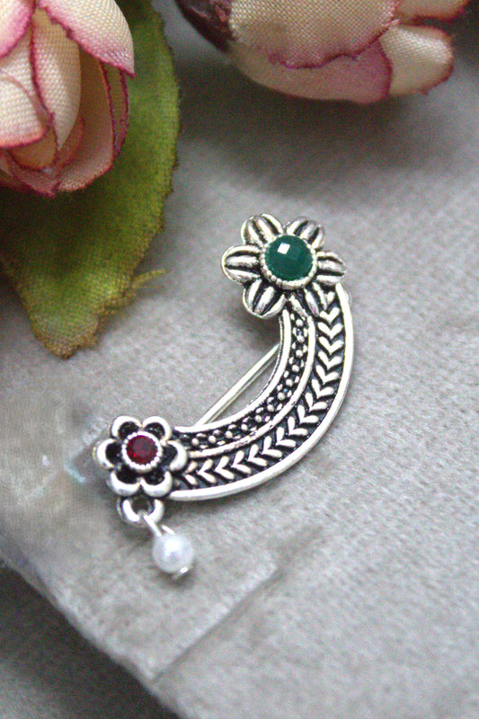 Aashna German Silver Nath