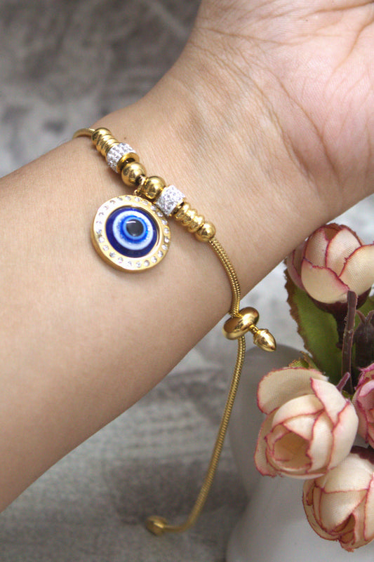 Zehna Evil Eye Anti-Tarnish Bracelet