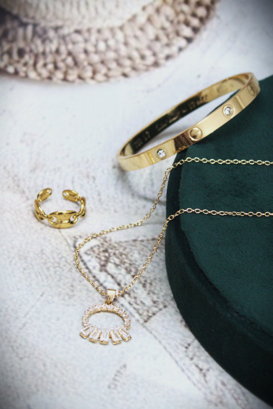 Luna Combo Necklace + Ring + Bracelet
