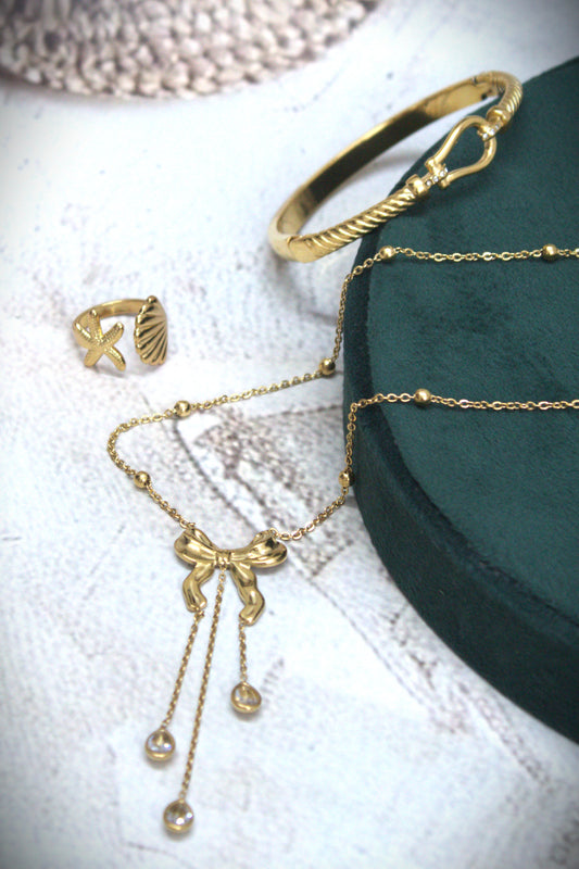 Julie Combo Necklace + Ring + Bracelet