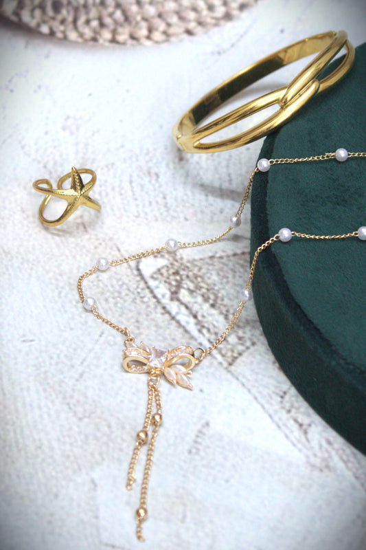 Lili Combo Necklace + Ring + Bracelet