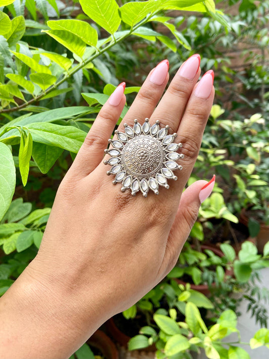 Tashi Silver ring