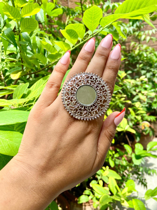 Suraj Silver Ring