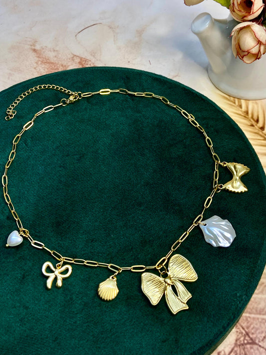 Beachy Anti-Tarnish Pendant Necklace