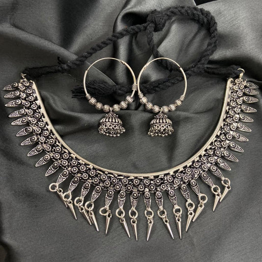 Nandini Hasli German Silver Necklace