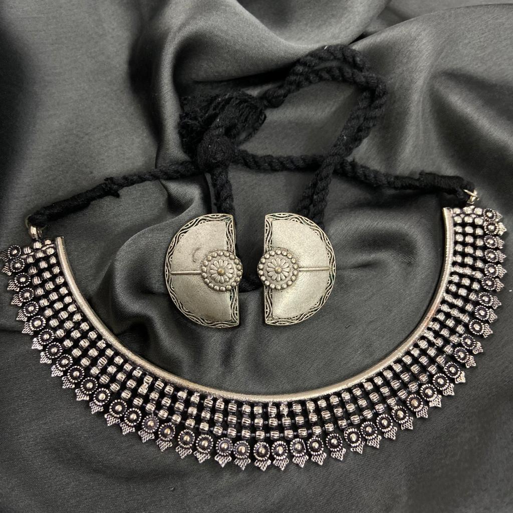 Sofia Hasli German Silver Necklace