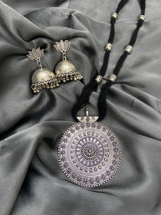 Dharan German Silver Necklace Set