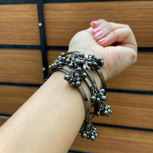 Black Ghungroo Bangles