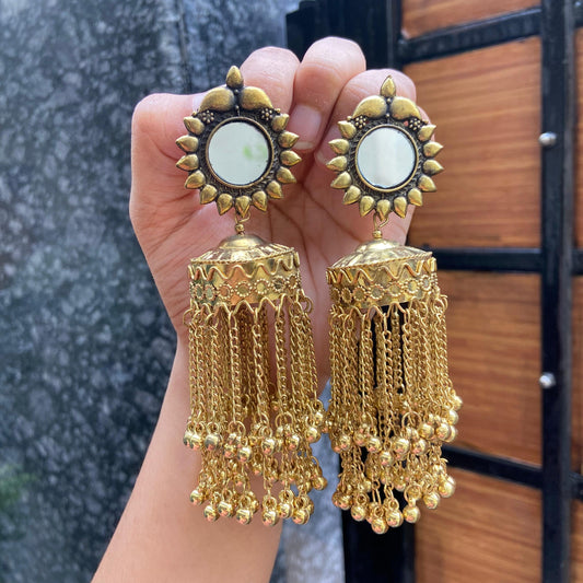 Zara Mirror Jhumka