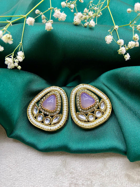 Aurora Kundan Studs