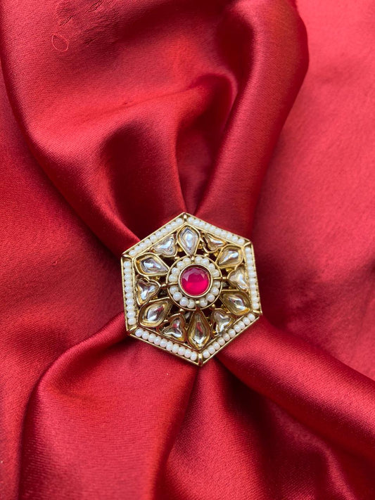 Reshika Kundan Ring